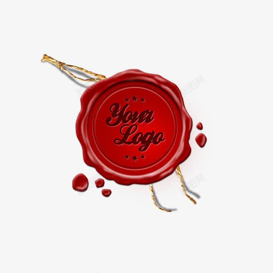红色封蜡图章logo图标png_新图网 https://ixintu.com logo 图章 封蜡 红色