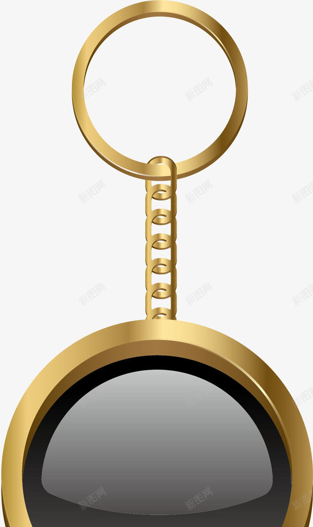 反光镜面金色钥匙扣png免抠素材_新图网 https://ixintu.com 卡通钥匙扣 反光 反光钥匙扣 扁平钥匙扣 插画 钥匙扣 钥匙链 镜面钥匙扣