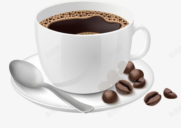 一杯黑咖啡png免抠素材_新图网 https://ixintu.com 免抠PNG 办公 咖啡 咖啡厅 咖啡豆 品味 提神 现磨咖啡 香浓咖啡 黑咖啡