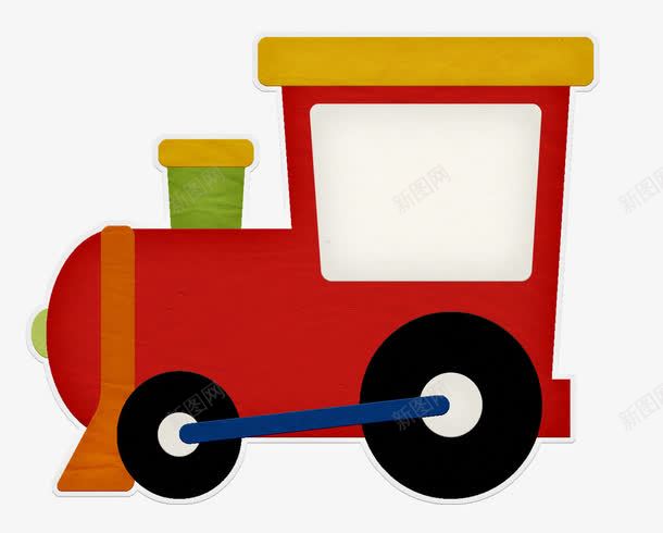 卡通火车头png免抠素材_新图网 https://ixintu.com Q版小火车 小火车 火车 火车头