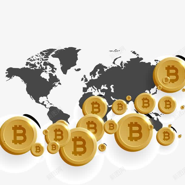 比特币png免抠素材_新图网 https://ixintu.com PNG免抠图下载 代币 全球 商务 货币 金融