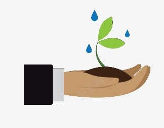 手握植物png免抠素材_新图网 https://ixintu.com PNG 嫩芽 手掌 环保 缺水