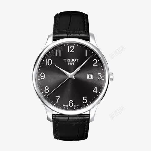 天梭俊雅系列大表盘石英手表png免抠素材_新图网 https://ixintu.com TISSOT 产品实物 名牌手表 男士手表 腕表