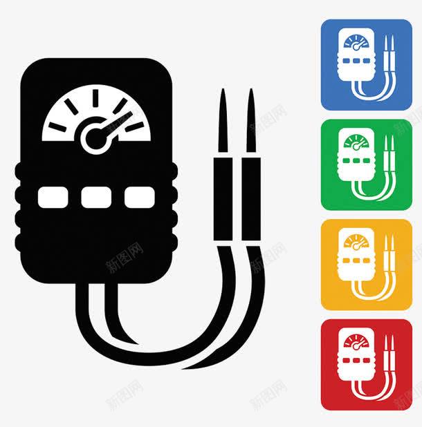 万用表图标png_新图网 https://ixintu.com 万用表 图标设计 物理实验 电压计 电子元器件