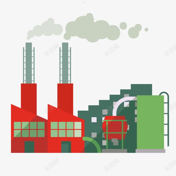 卡通烟囱发电厂石油化工厂png免抠素材_新图网 https://ixintu.com 化工设备 卡通 发电厂 发电厂插图 火电厂 烟囱 石油化工 石油化工厂