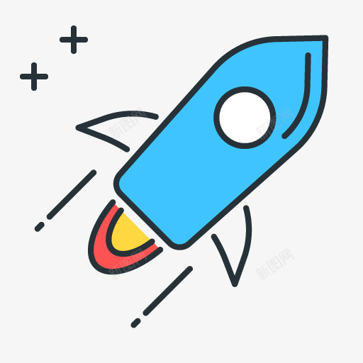 火箭小巧比特币图标png_新图网 https://ixintu.com 个性 可爱 喷火 小型 小巧 新颖 时尚 比特币图标 火箭 科学 简单