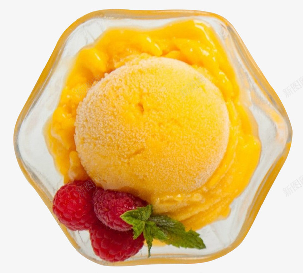 玻璃杯里的黄色冰淇淋芒果味沙冰png免抠素材_新图网 https://ixintu.com 冰淇淋 沙冰 玻璃杯 美味沙冰 芒果味