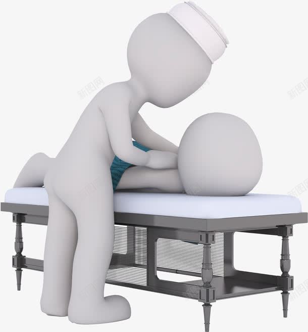 立体针灸小人无背景png免抠素材_新图网 https://ixintu.com 中医 产品实物 养生 养身 按摩 按摩师 按摩院 穴位 立体小人插画 足疗 针灸 针灸疗法