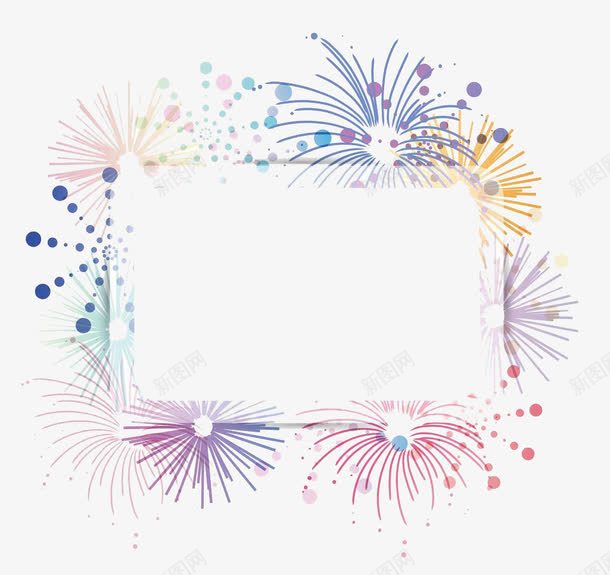 烟花信息栏png免抠素材_新图网 https://ixintu.com 手绘 烟花爆竹 留言板