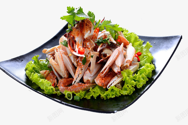 风味麻辣蟹钳png免抠素材_新图网 https://ixintu.com 海鲜 滋补 维生素 美食 营养 蛋白质 螃蟹 食疗 麻辣蟹钳