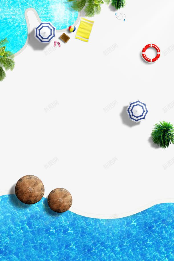 度假泳池背景png免抠素材_新图网 https://ixintu.com 度假 度假泳池 泳池 游泳池