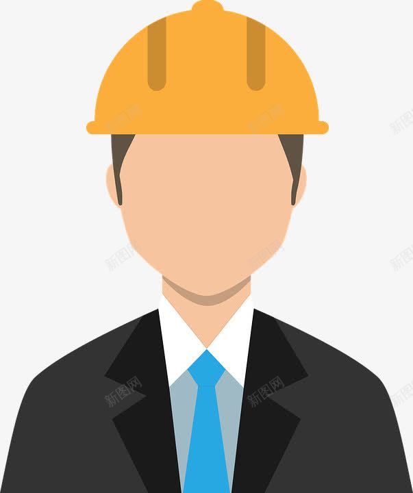项目经理png免抠素材_新图网 https://ixintu.com 专业 安全帽 职业装