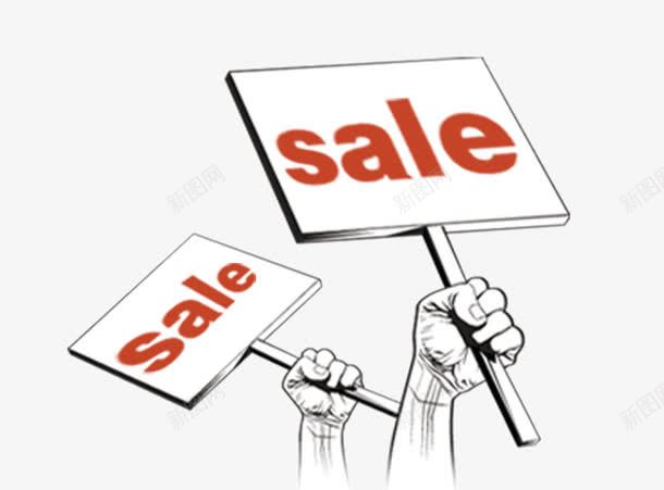 举牌子png免抠素材_新图网 https://ixintu.com SALE 手 热销 牌子