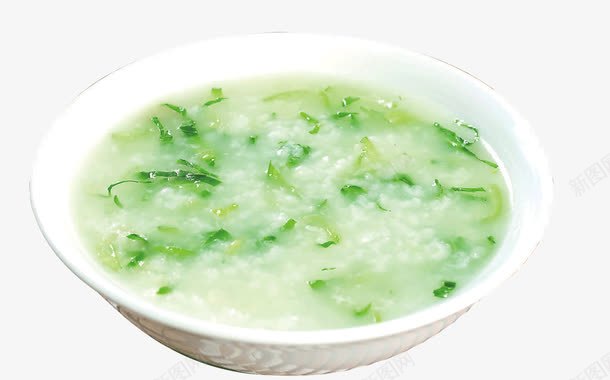 青菜米粥psd免抠素材_新图网 https://ixintu.com 免扣素材 养生粥 米粥 青菜粥
