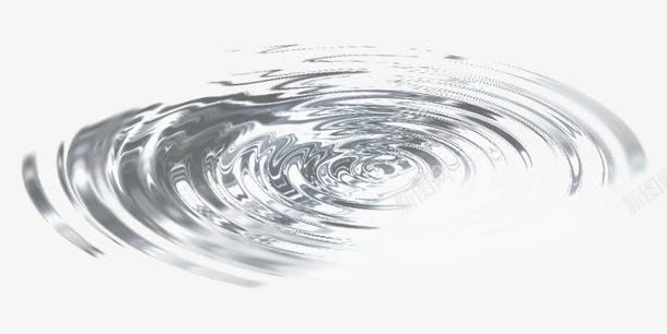 水墨水纹png免抠素材_新图网 https://ixintu.com 卡通 圆形 手绘 水墨 水纹 波浪 简图 黑色