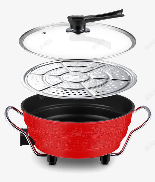 厨房用品png免抠素材_新图网 https://ixintu.com 产品实物 厨具 居家用品 煮 电器 电火锅 蒸 蒸架