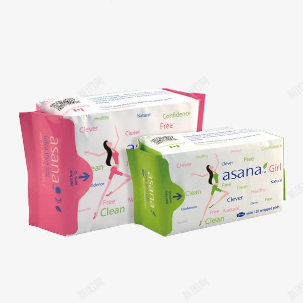 进口女性卫生棉日化用品png免抠素材_新图网 https://ixintu.com 产品实物 卫生巾 女性 日化用品 进口
