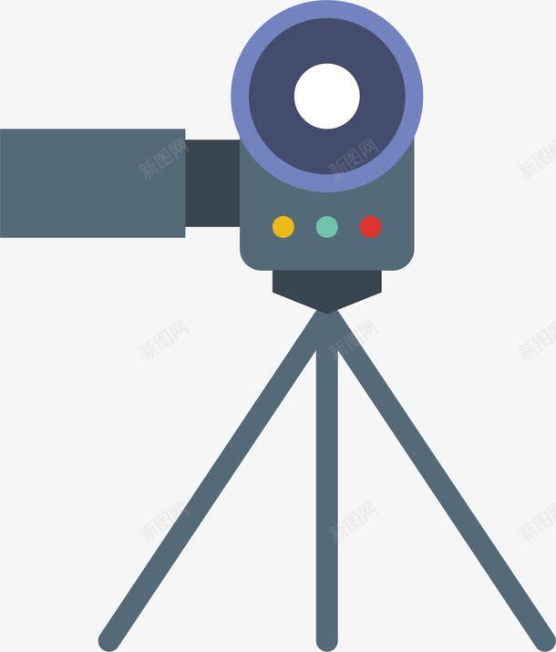 卡通摄影机图标png_新图网 https://ixintu.com DV机卡通图标 三脚架 拍摄录像 拍摄用具 摄像机 摄影机 数码产品 数码相机 视频录制 视频拍摄