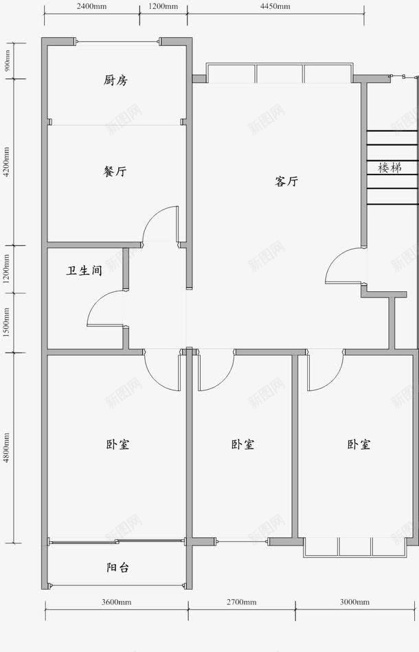 室内房屋平面图png免抠素材_新图网 https://ixintu.com 室内平面图 室内设计 室内设计图 房屋平面图 房屋设计 房屋设计图 房间平面图