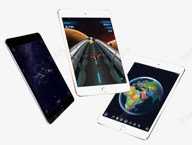 全新三色ipadmini4png免抠素材_新图网 https://ixintu.com ipad ipadmini mini 产品实物 平板 数码产品 电子产品 苹果产品 迷你平板