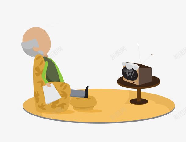 养老院png免抠素材_新图网 https://ixintu.com 养老院 卡通老人 矢量老人 老大爷