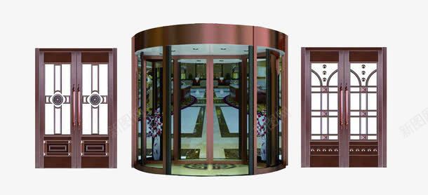酒店旋转门png免抠素材_新图网 https://ixintu.com 大门 旋转门 酒店 门口