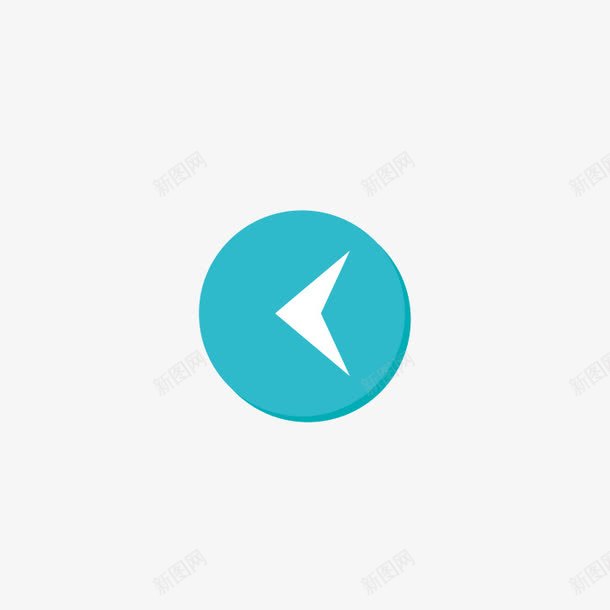 卡通返回个性图标png_新图网 https://ixintu.com 个性图标 卡通 可修改 后退按钮 绿色 网页常用 返回