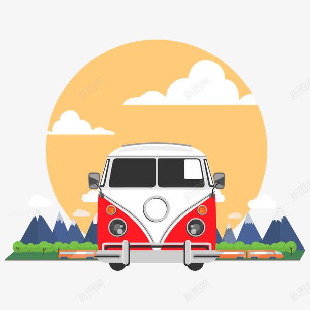 旅游团图案小火车png免抠素材_新图网 https://ixintu.com 国内 图案 旅游 旅游团 旅游团火车矢量