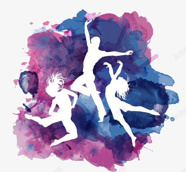 舞蹈演员白色剪影水墨画背景插图png免抠素材_新图网 https://ixintu.com 动感 欢快 水墨画 演员 激情 白色 舞蹈 艺术 踢踏 踢踏舞