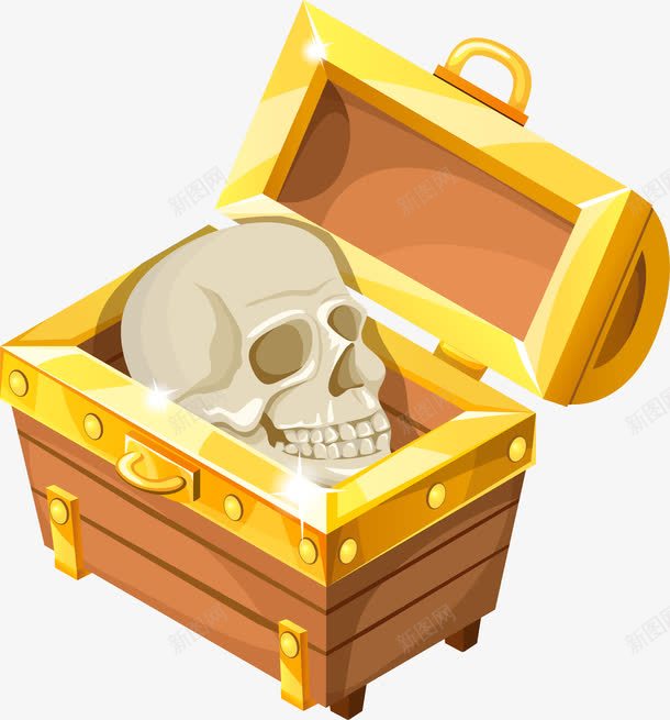 手绘游戏宝藏金币宝箱png免抠素材_新图网 https://ixintu.com 动画宝箱 古代箱子 复古箱子 宝箱 宝藏 开宝箱 打开的宝箱 木箱 百宝箱 财宝 财宝箱 金光闪闪 金宝箱 金银珠宝