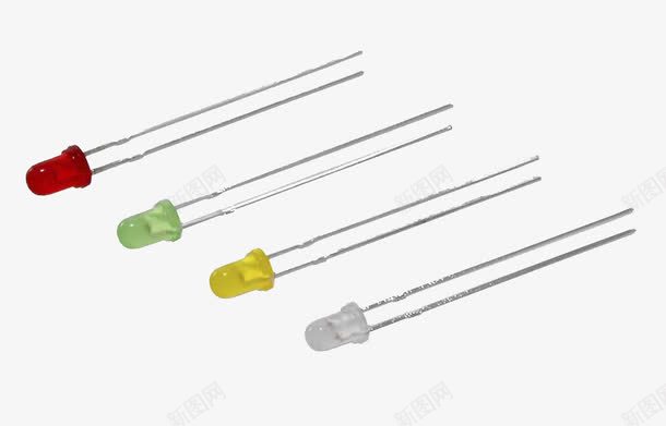 led灯元件png免抠素材_新图网 https://ixintu.com LED 元件 四色 灯芯