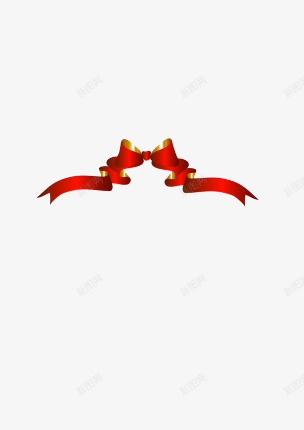 圣诞节红带png免抠素材_新图网 https://ixintu.com 圣诞节 圣诞节png 圣诞节免抠图 圣诞节红色带子