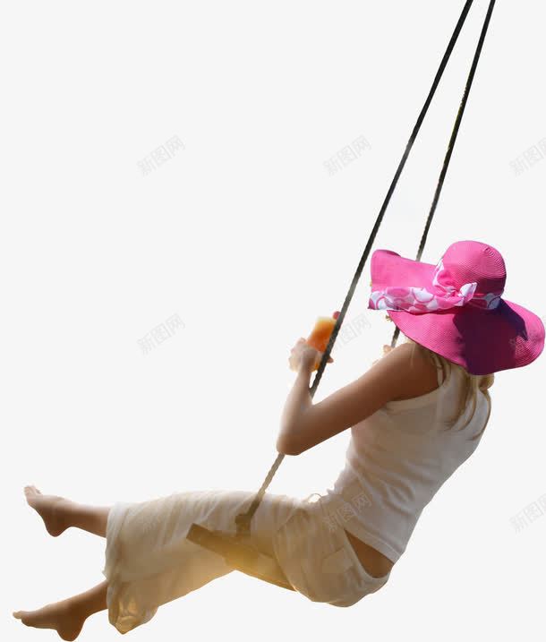 摄影荡秋千的女生png免抠素材_新图网 https://ixintu.com 女生 摄影 荡秋千