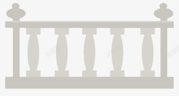白色扁平化建筑护栏png免抠素材_新图网 https://ixintu.com 大理石柱 建筑护栏 扁平化 护栏 栅栏 白色 石柱 神殿柱子 道路护栏