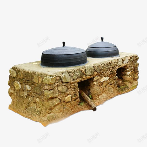 做饭灶台png免抠素材_新图网 https://ixintu.com 做饭 农村 古代厨房 古代灶台 柴火 灶台
