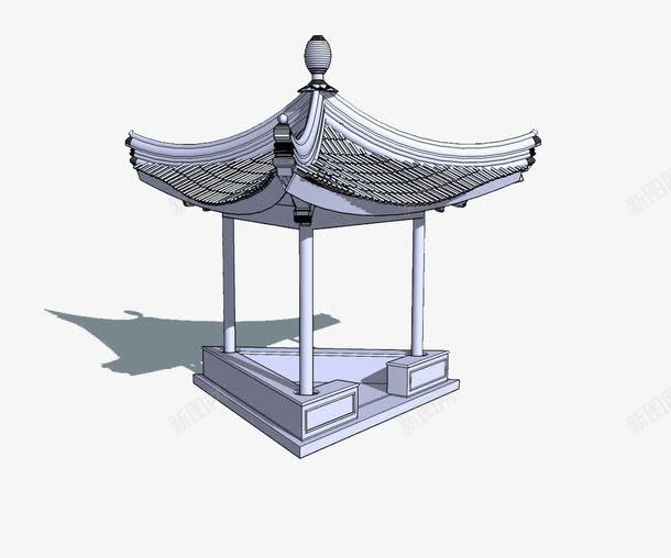 北京四合院3D模型png免抠素材_新图网 https://ixintu.com 3D模型精选 3D设计模型 poss skp模型 三维立体 中国元素 其他模型 古典装饰 古建石雕 四合院 栏杆飞檐 民族风 石刻木作 砖瓦柱子 精模 素材 造型经典