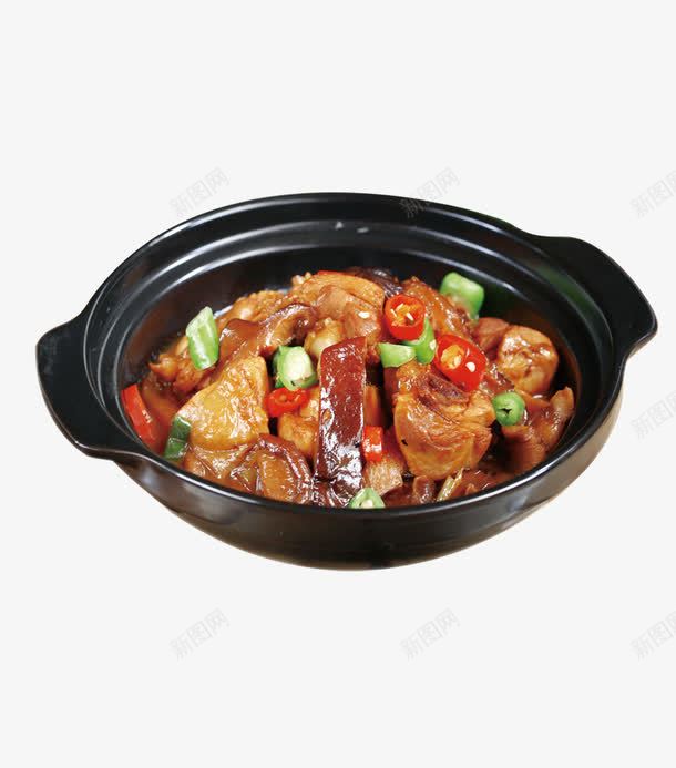 砂锅烧肉焖肉png免抠素材_新图网 https://ixintu.com 下厨 做菜 做饭 厨房 烧肉 砂锅