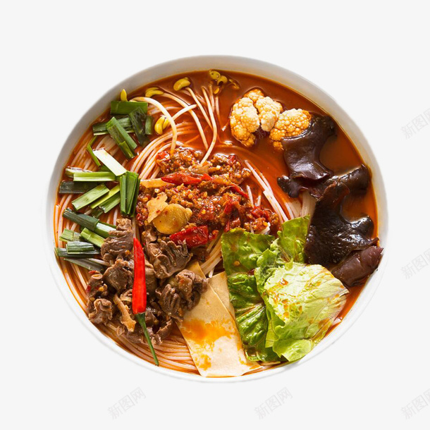 红油火锅米线图psd免抠素材_新图网 https://ixintu.com 免抠图 火锅 火锅米线 爆辣 米线 红油 酸辣 青菜 餐饮 麻辣