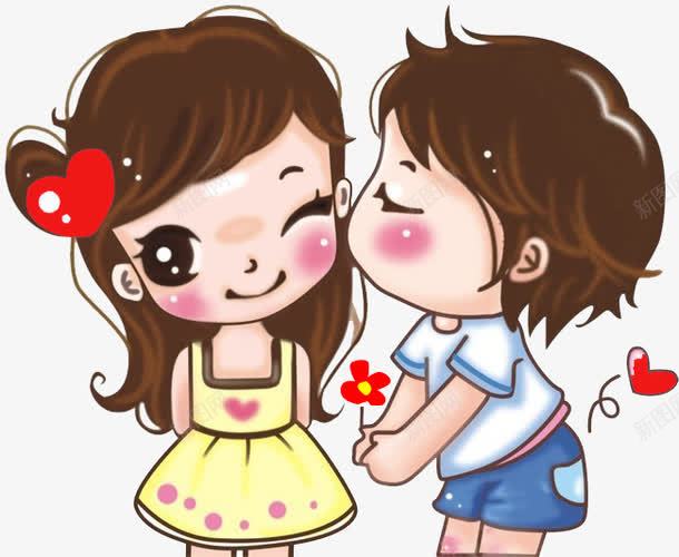 恋爱那女png免抠素材_新图网 https://ixintu.com 521 卡通 告白 我爱你 拍拖 桃心 爱情