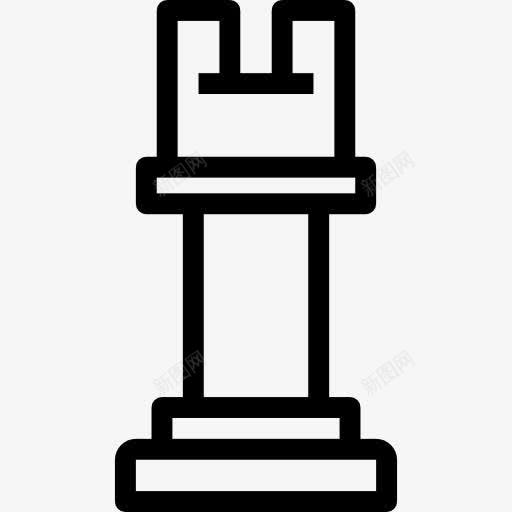 战略图标png_新图网 https://ixintu.com 业务 商业和金融 国际象棋棋子 塔 战略 西洋棋 象棋