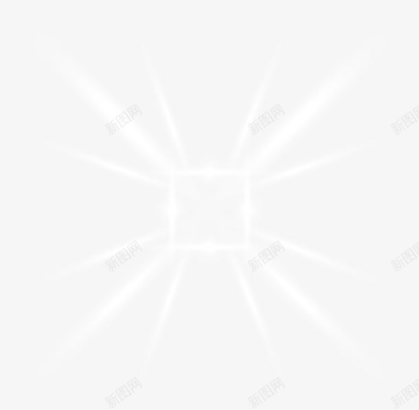 方形发散光png免抠素材_新图网 https://ixintu.com 光束 发散 放射 方形 方形发散光 正方形