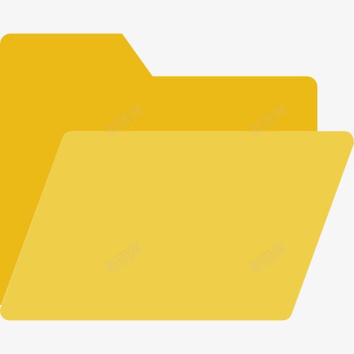 文件夹图标png_新图网 https://ixintu.com 办公用品 存储 接口 数据存储 文件夹 文件存储