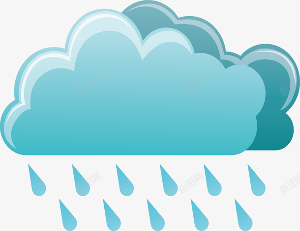 阴天下雨云朵矢量图ai免抠素材_新图网 https://ixintu.com 下雨 下雨天 下雨符号 云朵 天气预报 天气预报LOGO 矢量png 矢量图 阴天雨天 阴雨天气 雨滴下落