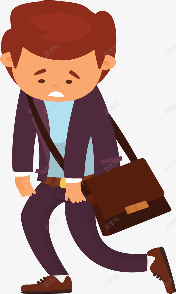 情绪低落的商务小人矢量图ai免抠素材_新图网 https://ixintu.com 商务小人 失落的情绪 情绪 情绪低落 情绪小人 矢量png 矢量图