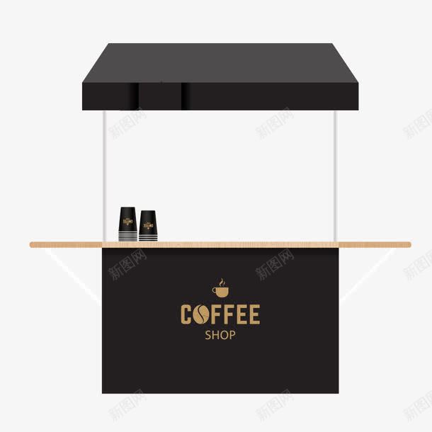 咖啡店外卖简易棚子矢量图ai免抠素材_新图网 https://ixintu.com 咖啡店 外卖 棚子 简易 矢量图