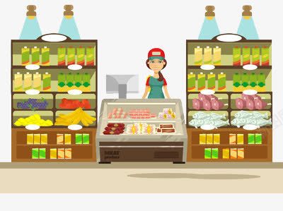 超市便利店的内部png免抠素材_新图网 https://ixintu.com 便利店 内部 售卖 超市