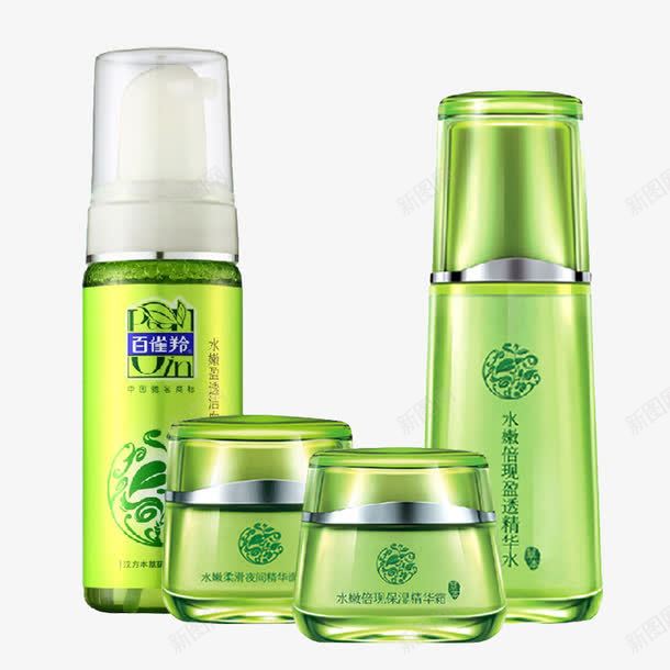 百雀羚系列护肤用品png免抠素材_新图网 https://ixintu.com 产品实物 保湿 护肤用品 滋养 美白