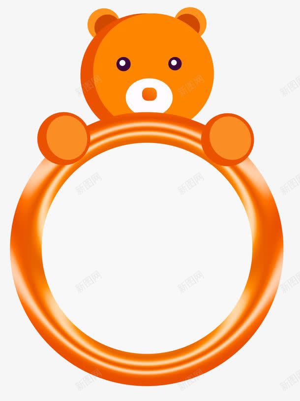 卡通小熊装饰半透明文本框png免抠素材_新图网 https://ixintu.com 免抠 免抠素材 半透明文本框 半透明框 卡通 小熊 装饰图案