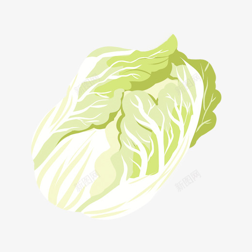 绿色创意纹理大白菜食物元素psd免抠素材_新图网 https://ixintu.com 创意 吃的 白菜 纹理 绿色 美食 蔬菜 青菜 食物