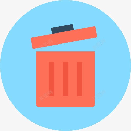 垃圾图标png_新图网 https://ixintu.com 可以 垃圾 垃圾桶 垃圾篮 工具和用具 接口 杂